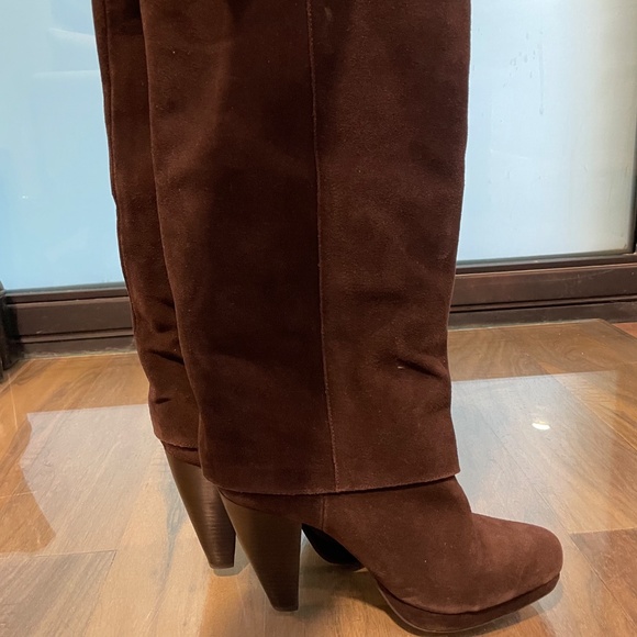 New Suede Knee-High Boots - Picture 9 of 12